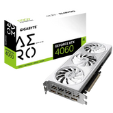 Gigabyte NVIDIA GeForce RTX 4060 AERO OC 8G 8 GB GDDR6 SDRAM 128-bit PCI Express 4.0 Graphics Card
